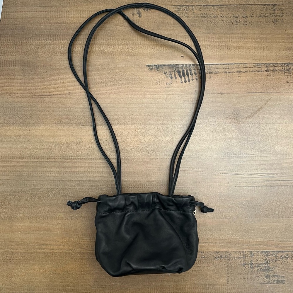 Clare V. Italian Nappa Emma Bag in Black - Picture 4 of 15